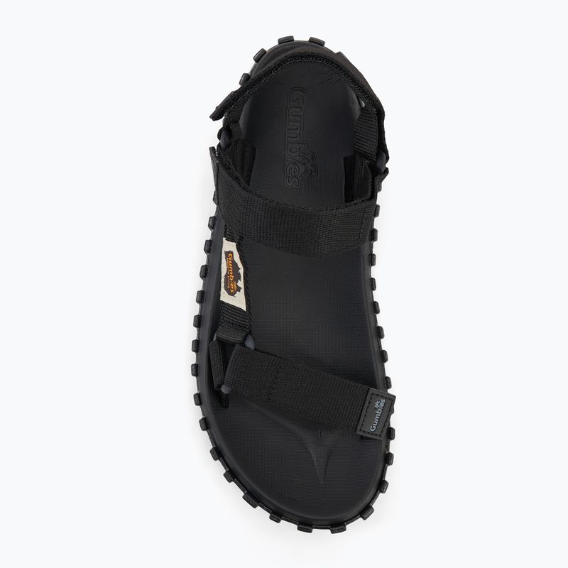 Gumbies Scrambler sandali neri 5