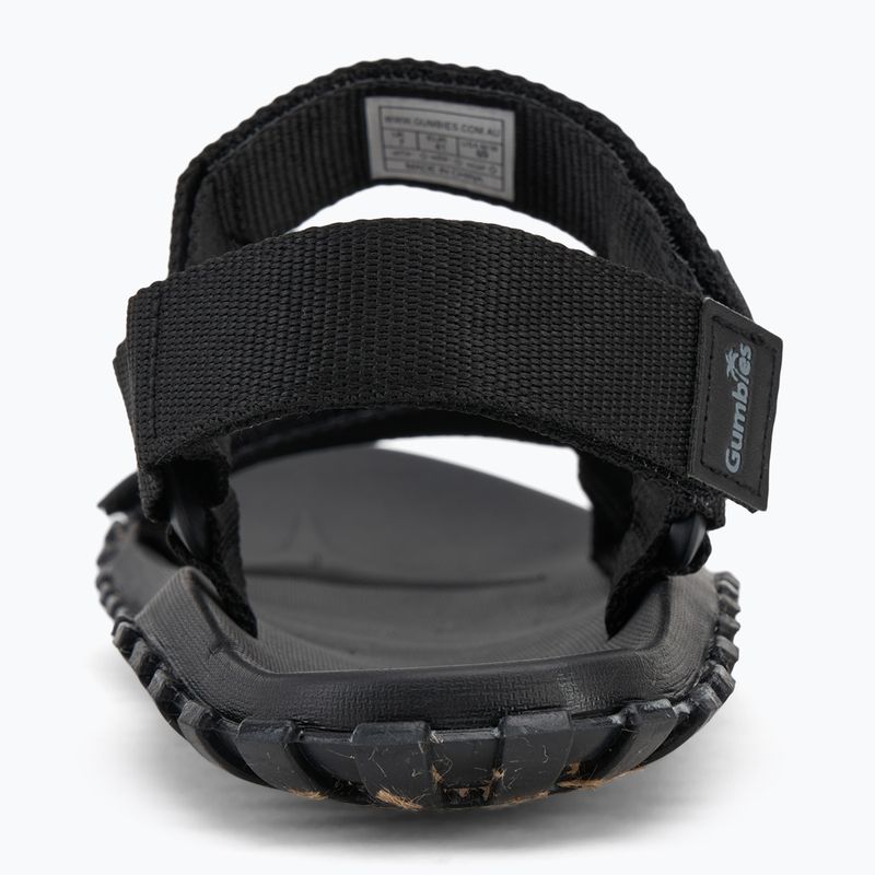 Gumbies Scrambler sandali neri 6
