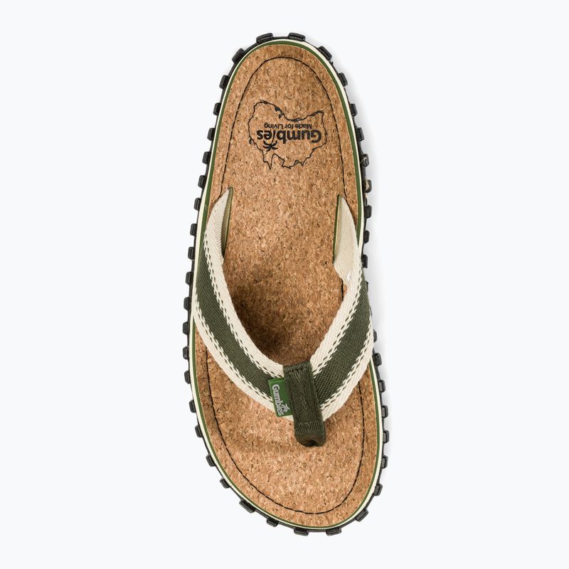 Gumbies Corker infradito color kaki 5
