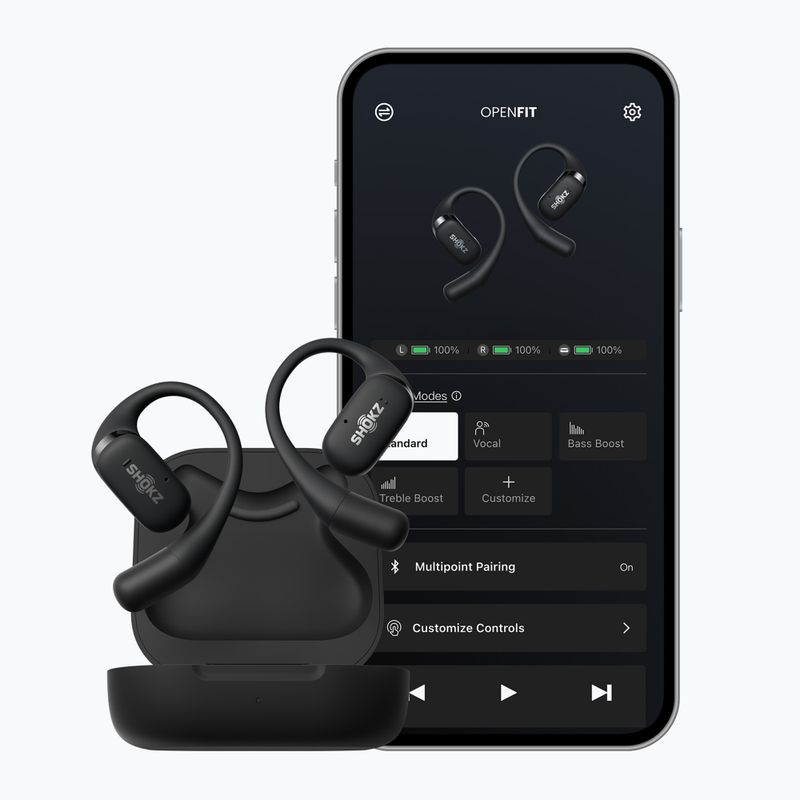 Cuffie wireless Shokz OpenFit nero 14