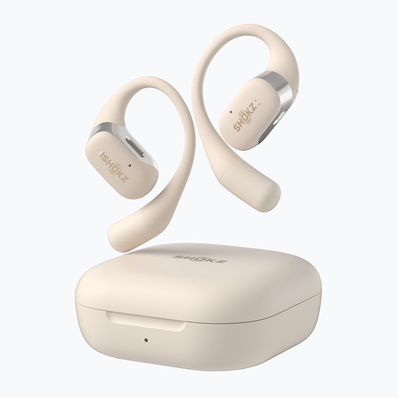 Cuffie wireless Shokz OpenFit beige 2