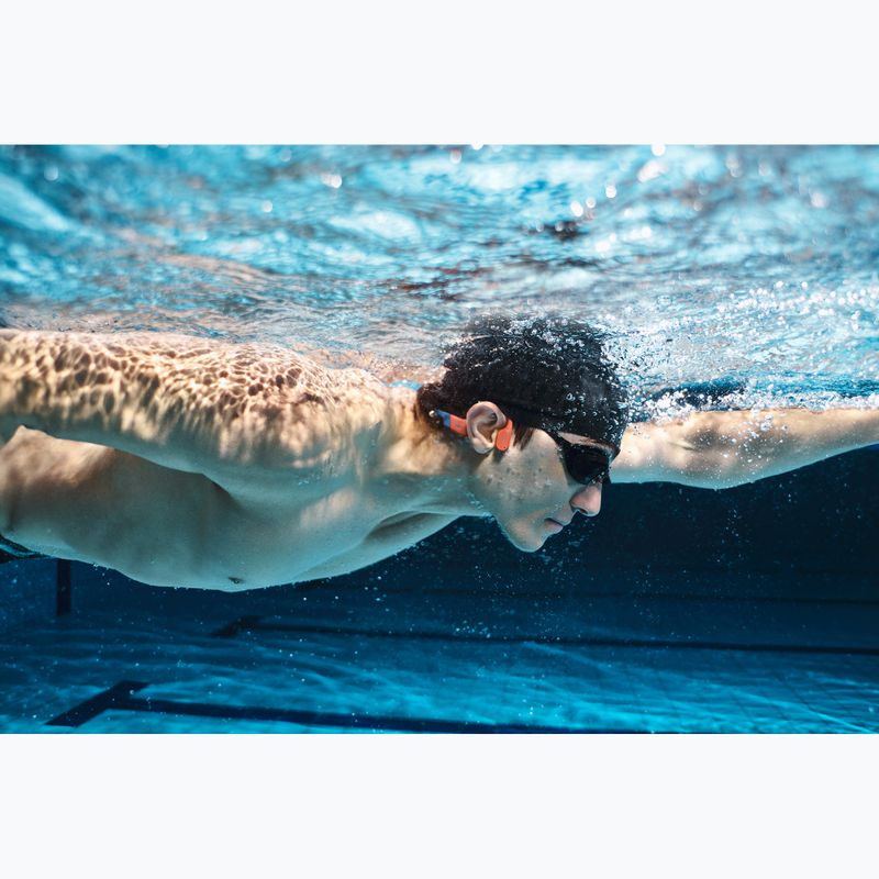 Cuffie wireless rosse Shokz OpenSwim Pro 23