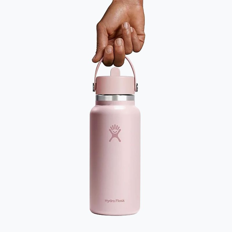Bottiglia termica Hydro Flask Wide Flex Straw da 945 ml trillium 3
