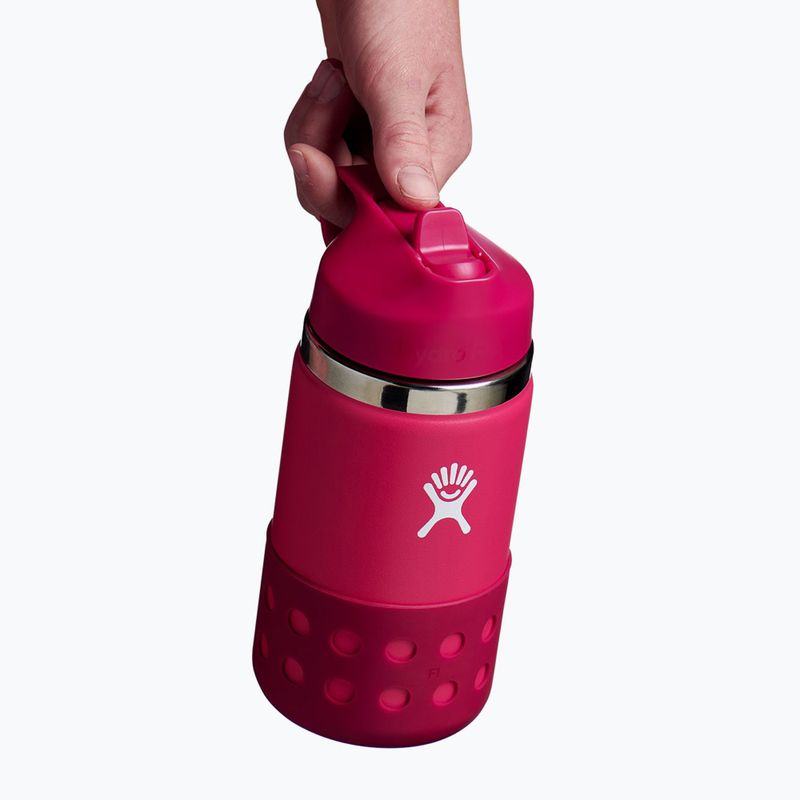 Coperchio a cannuccia a bocca larga Hydro Flask Termico e Stivale 2024 355 ml peonia 6