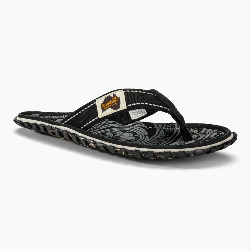Gumbies Islander infradito nero notte