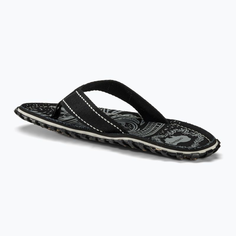 Gumbies Islander infradito nero notte 3