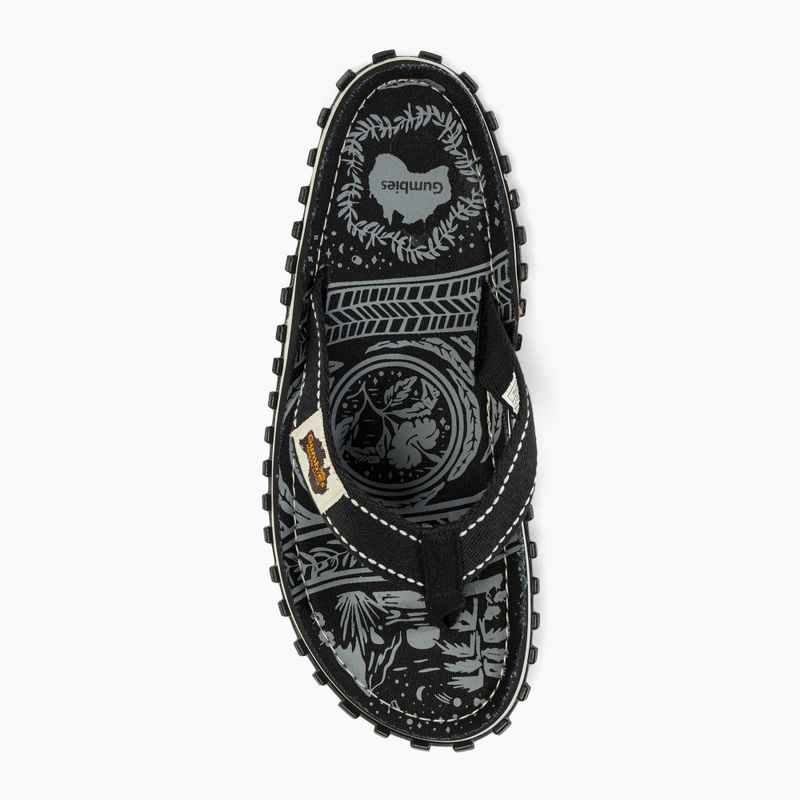 Gumbies Islander infradito nero notte 5