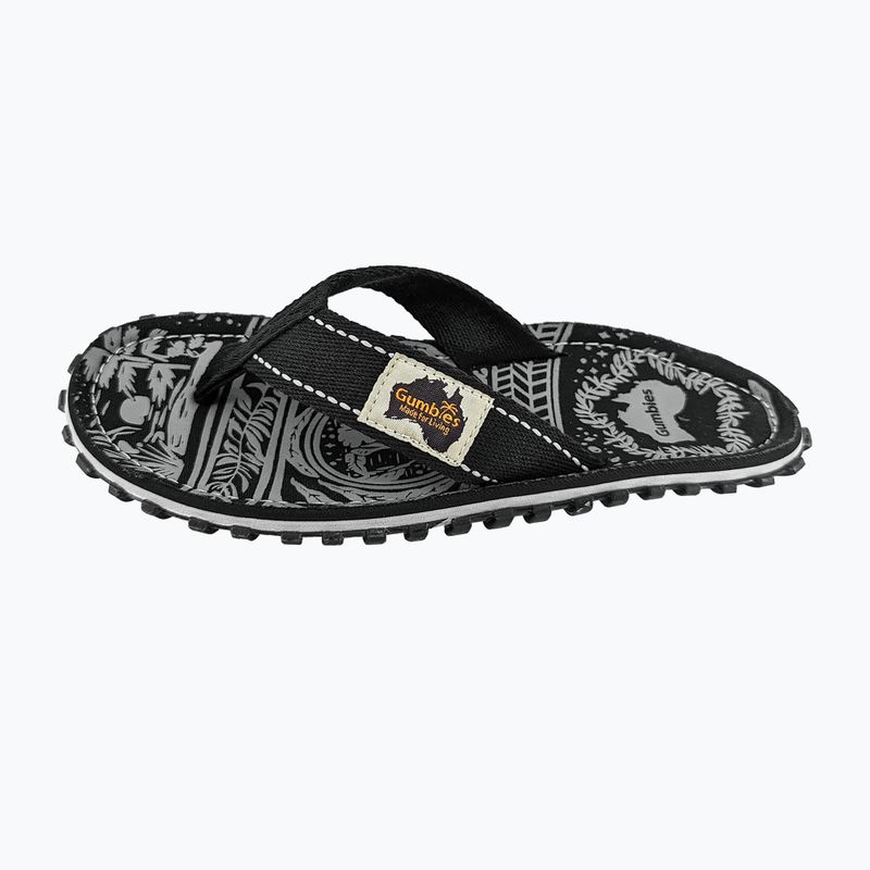 Gumbies Islander infradito nero notte 10