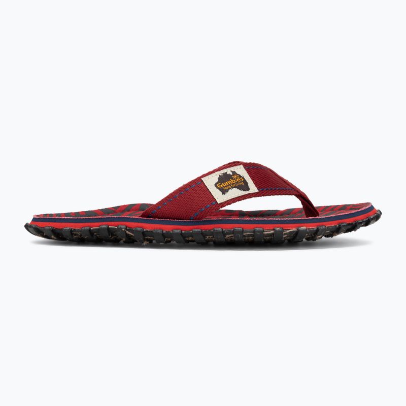 Infradito Gumbies Islander red 2