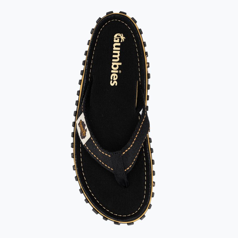 Gumbies Islander infradito nero 5