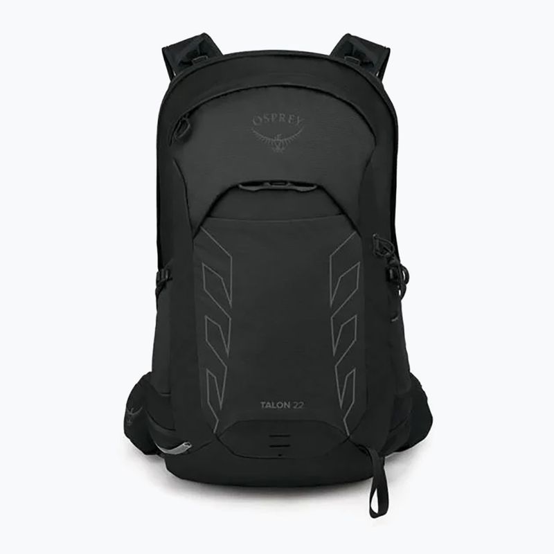 Zaino da trekking Osprey Talon 22 l nero / grigio carbone da uomo