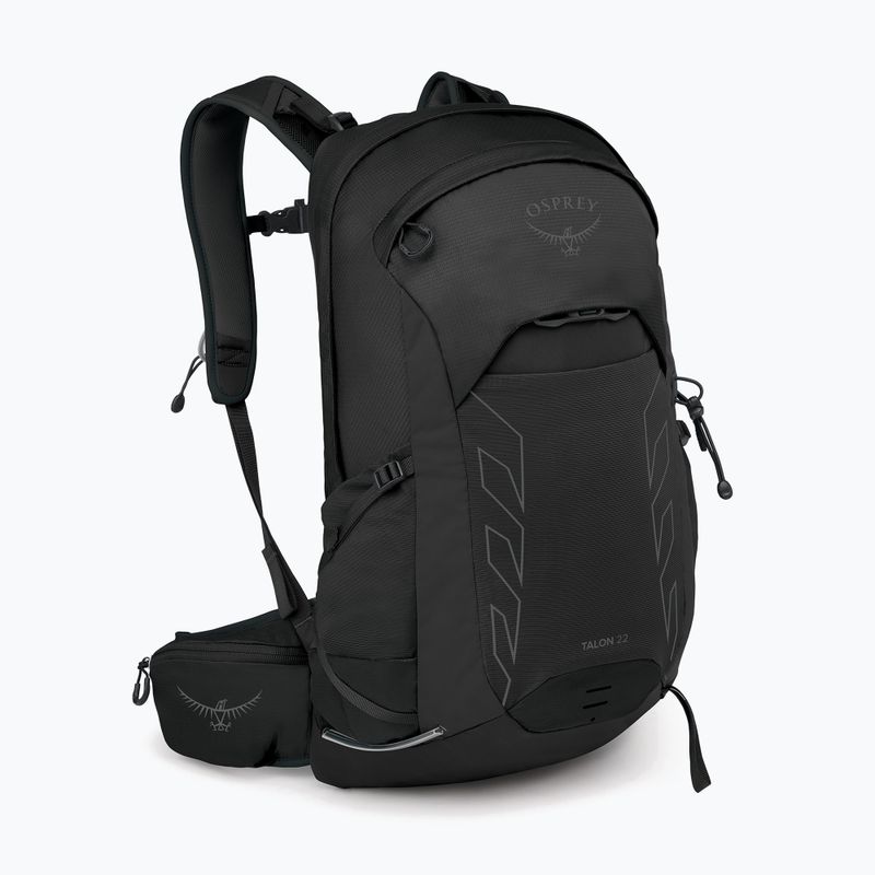 Zaino da trekking Osprey Talon 22 l nero / grigio carbone da uomo 2
