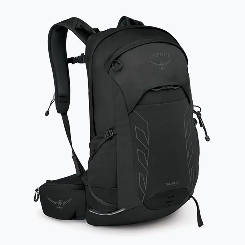 Zaino da trekking Osprey Talon 22 l nero / grigio carbone da uomo 3