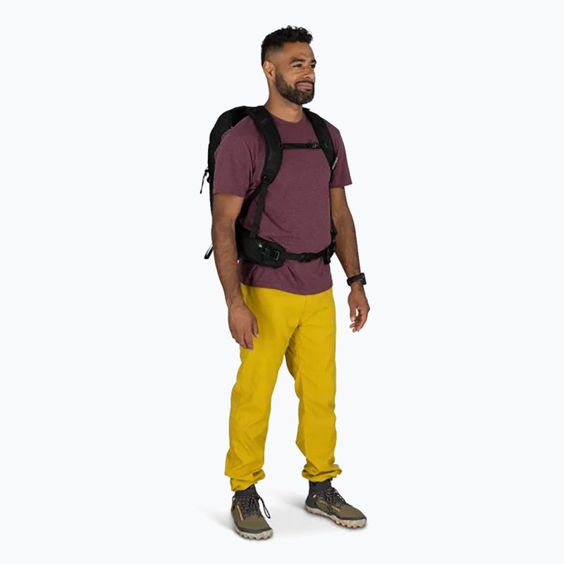 Zaino da trekking Osprey Talon 22 l nero / grigio carbone da uomo 5