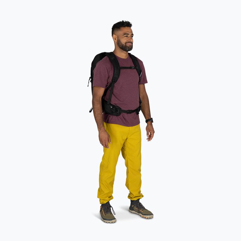 Zaino da trekking Osprey Talon 22 l nero / grigio carbone da uomo 7