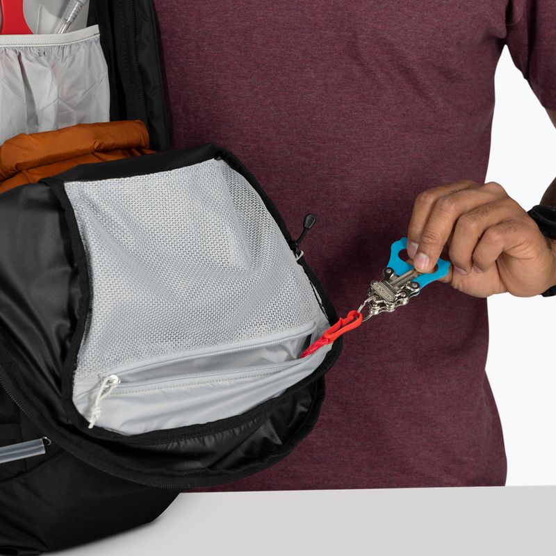 Zaino da trekking Osprey Talon 22 l nero / grigio carbone da uomo 13