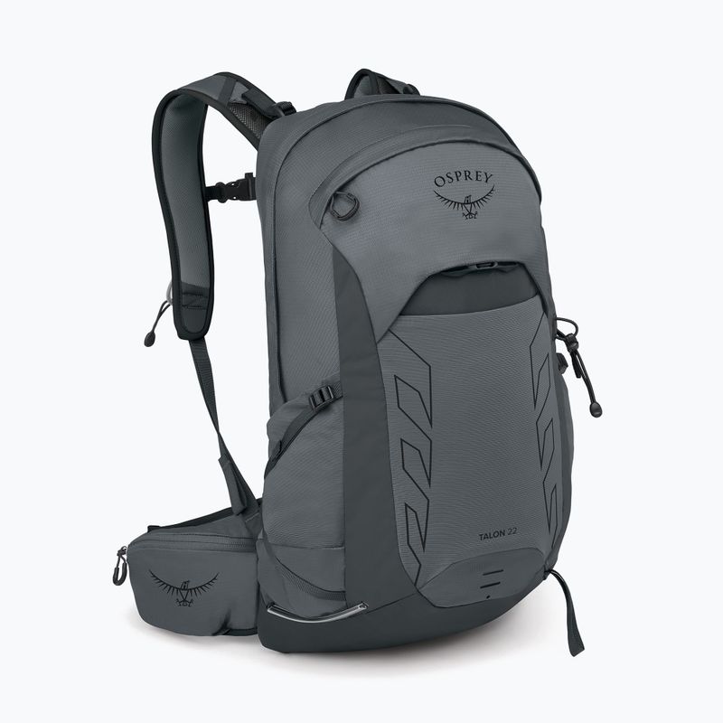Zaino da trekking Osprey Talon 22 l da uomo grigio fantasma / antracite scuro 2