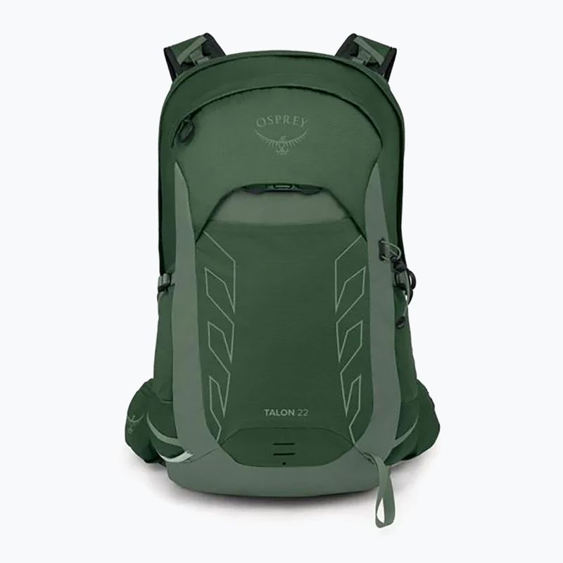 Zaino da trekking Osprey Talon 22 l verde canopy / pine leaf da uomo