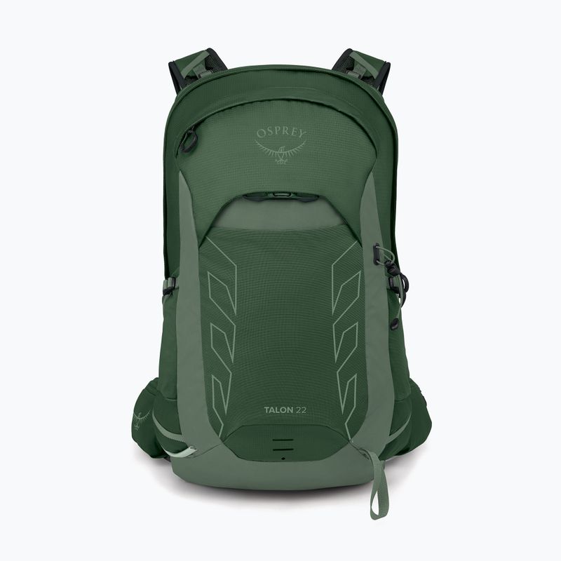 Zaino da trekking Osprey Talon 22 l verde canopy / pine leaf da uomo
