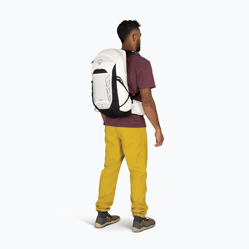 Zaino da trekking da uomo Osprey Talon 22 l bianco / nero 8