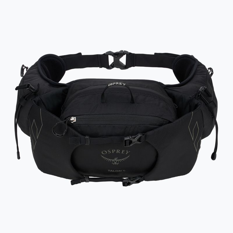 Borsa da viaggio Osprey Talon 6 l nero / grigio carbone