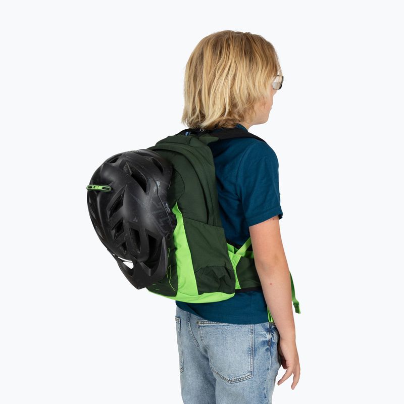 Zaino da trekking Osprey Talon Jr 11 l verde canopy per bambini 4
