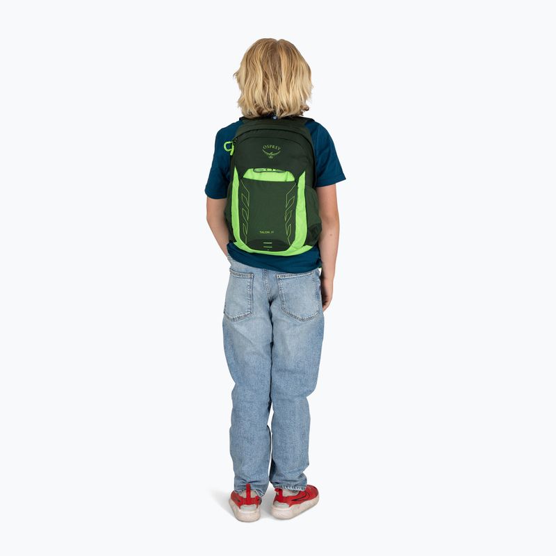 Zaino da trekking Osprey Talon Jr 11 l verde canopy per bambini 5