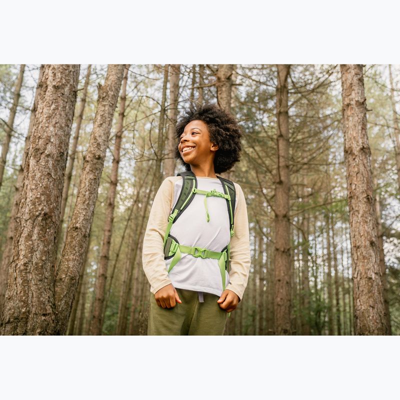 Zaino da trekking Osprey Talon Jr 11 l verde canopy per bambini 12
