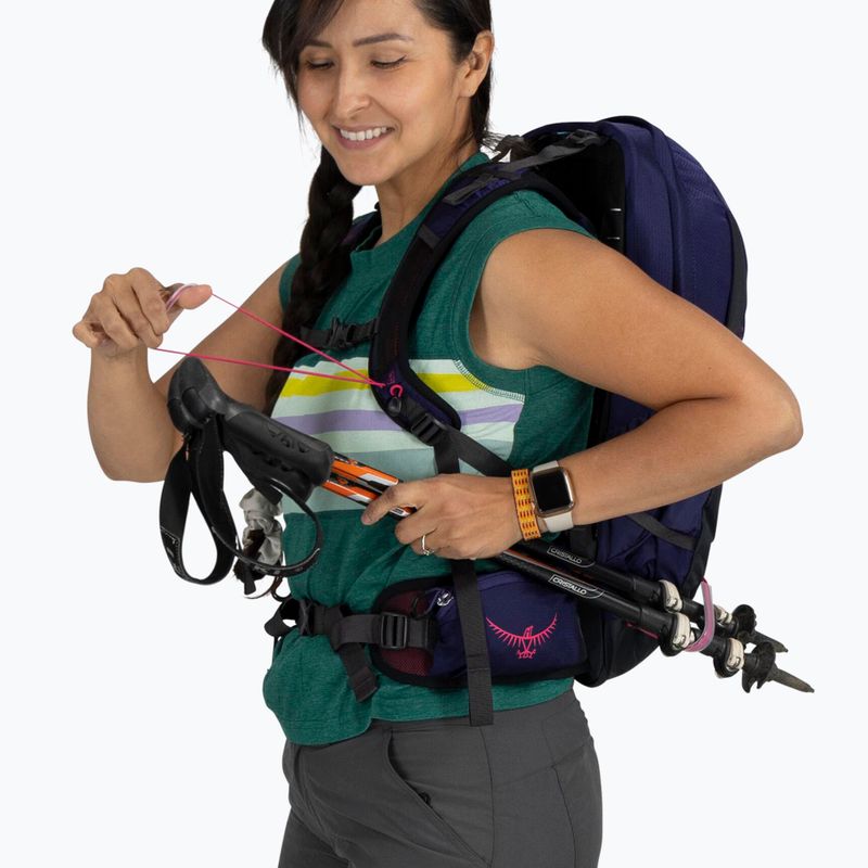 Zaino da trekking Osprey Tempest 11 l donna deep fig / hotspot pink 7