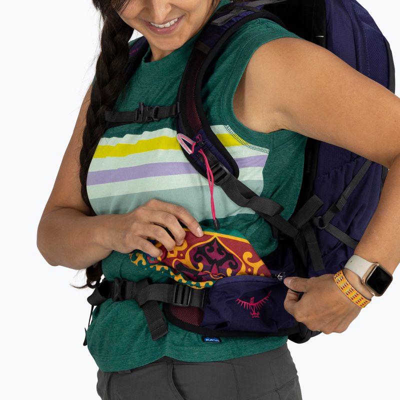 Zaino da trekking Osprey Tempest 11 l donna deep fig / hotspot pink 8