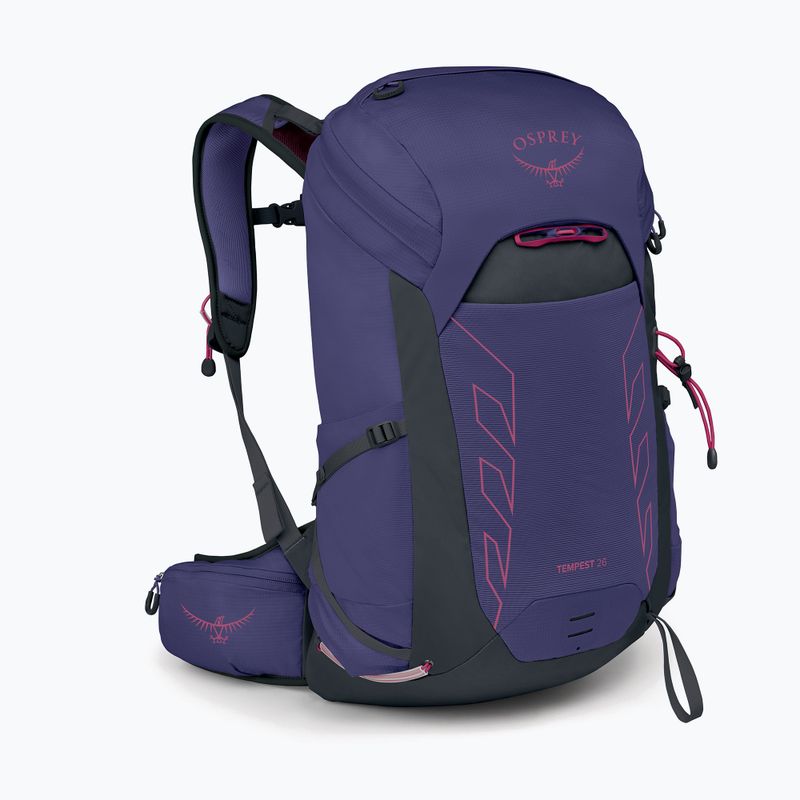 Zaino da trekking Osprey Tempest 26 l deep fig / hotspot pink donna 2