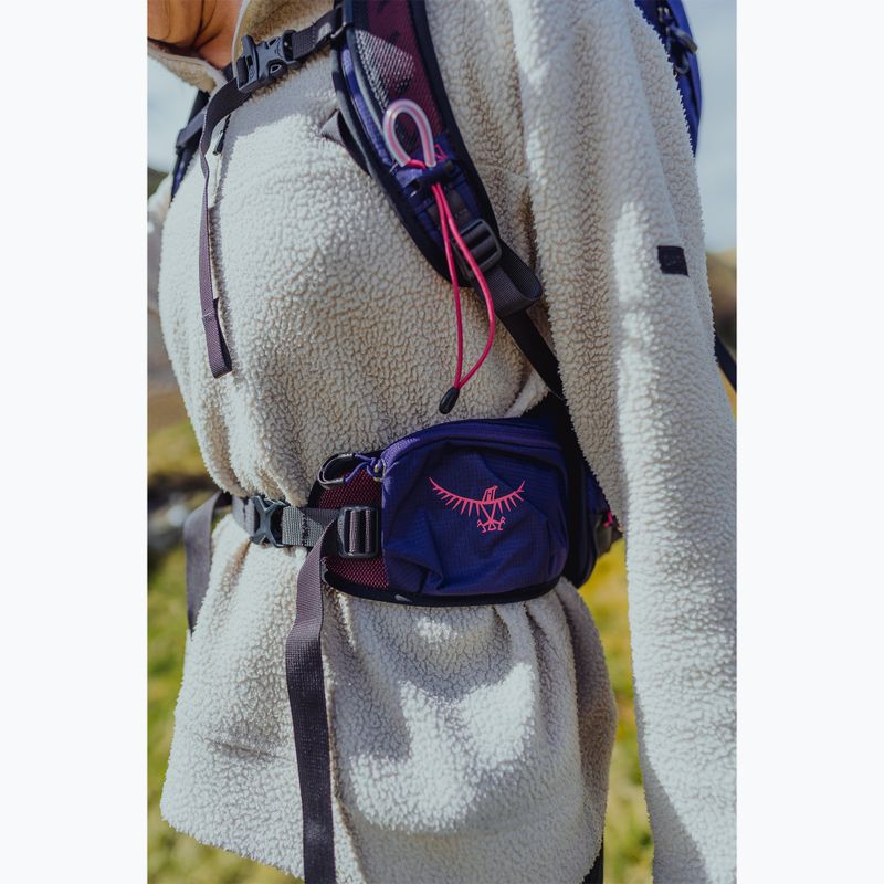 Zaino da trekking Osprey Tempest 26 l deep fig / hotspot pink donna 12