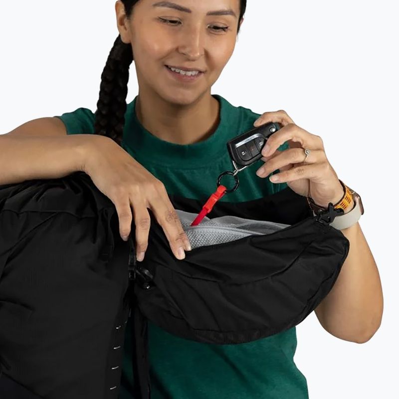 Zaino da trekking da donna Osprey Tempest 44 l nero / grigio carbone 7