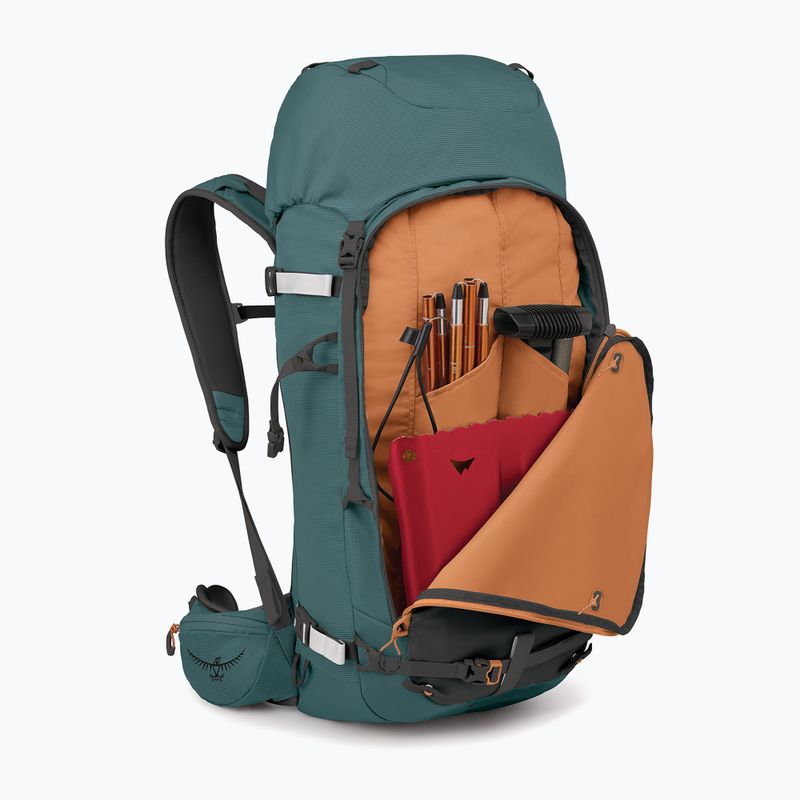 Zaino da scialpinismo Osprey Soelden 45 l cascade blue/raven black 4