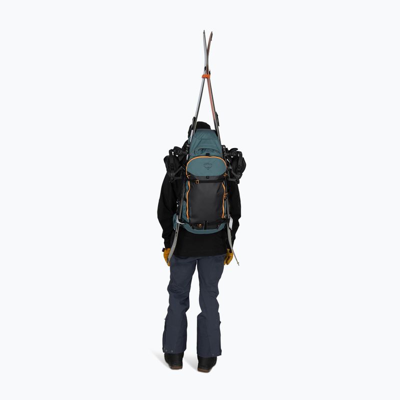Zaino da scialpinismo Osprey Soelden 45 l cascade blue/raven black 9