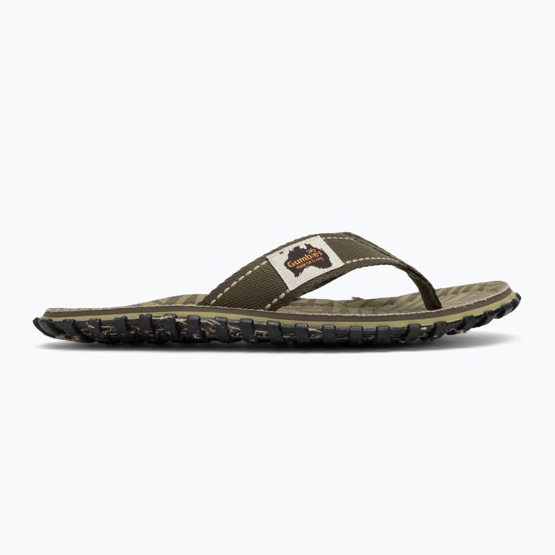 Infradito Gumbies Islander kaki 2