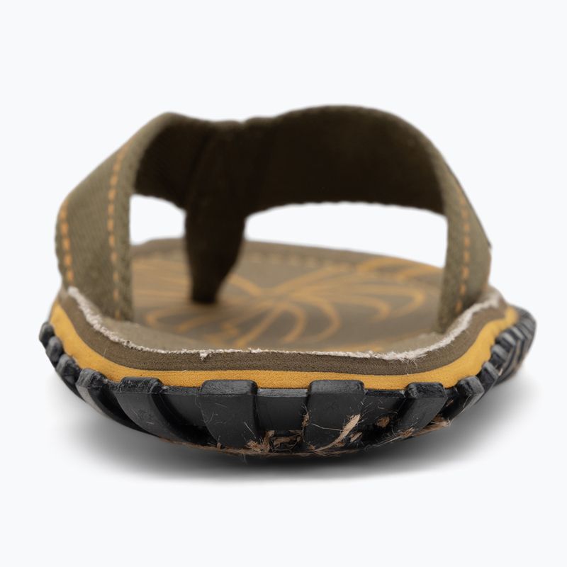 Infradito Gumbies Islander palm leaf khaki 6