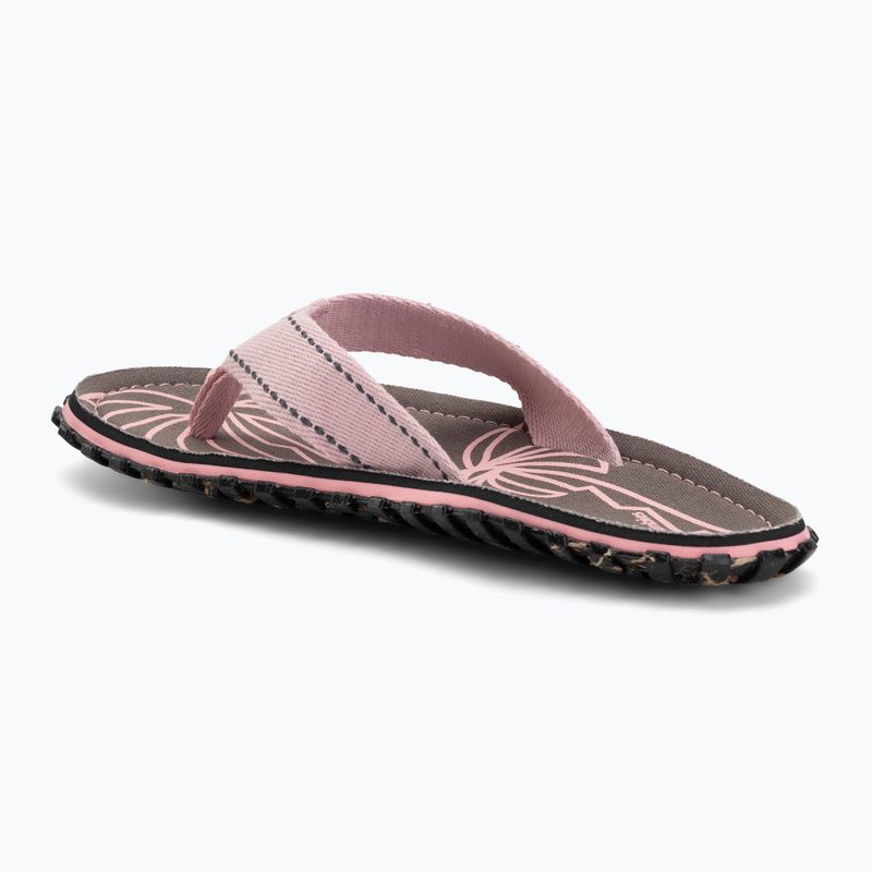 Infradito Gumbies Islander palm leaf pink 3