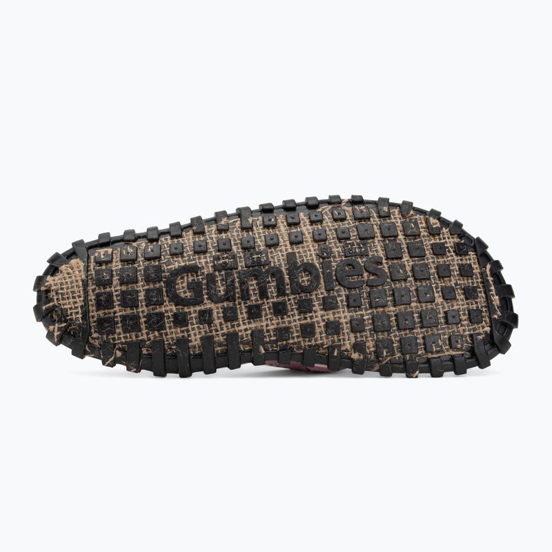 Infradito Gumbies Islander palm leaf pink 4