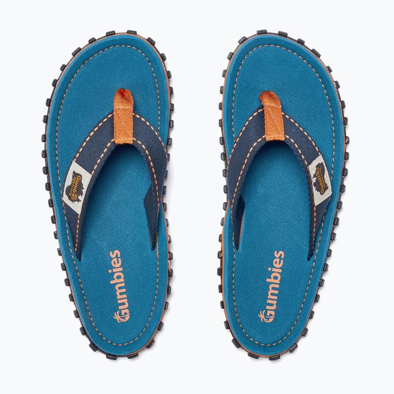 Infradito Gumbies Islander tricolor blue 4