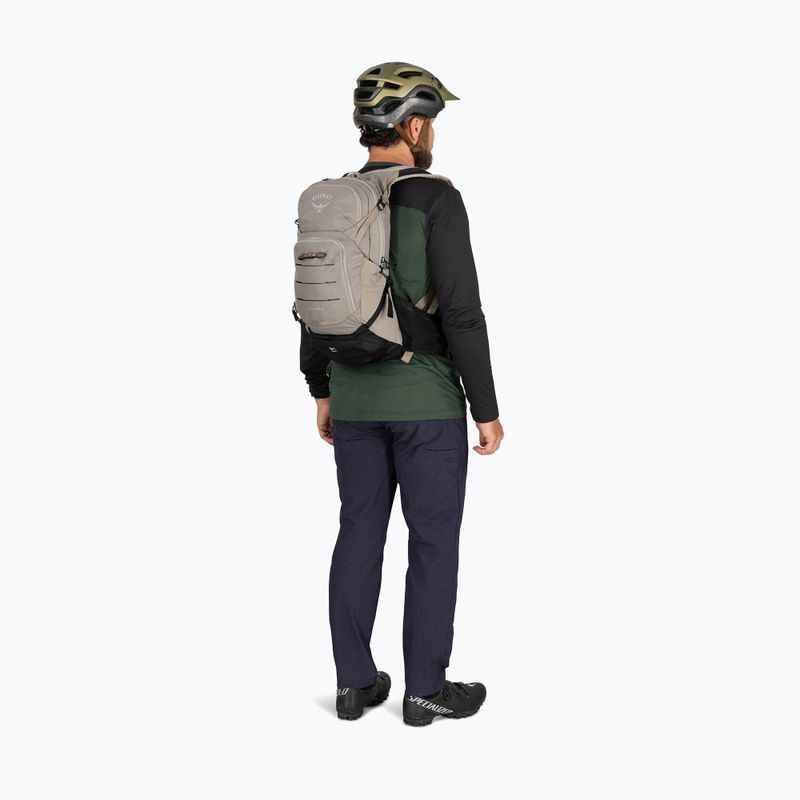 Zaino da bicicletta Osprey Raptor 14 + serbatoio da 2,5 litri grigio pediment 6