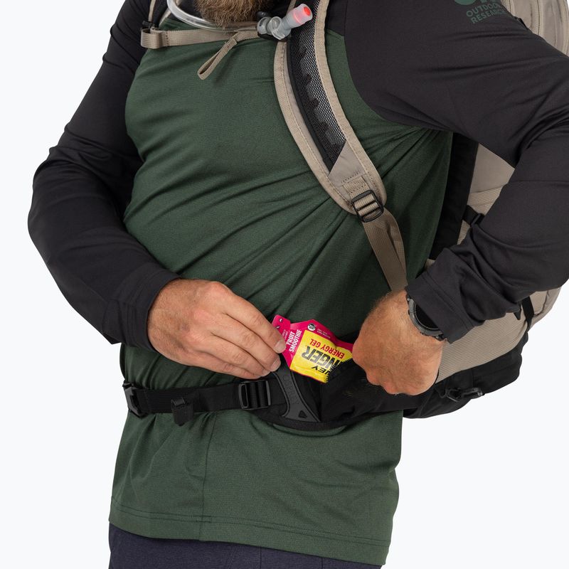 Zaino da bicicletta Osprey Raptor 14 + serbatoio da 2,5 litri grigio pediment 9