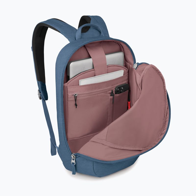 Zaino urbano Osprey Arcane Large Day 20 l nirvana blue heather 4