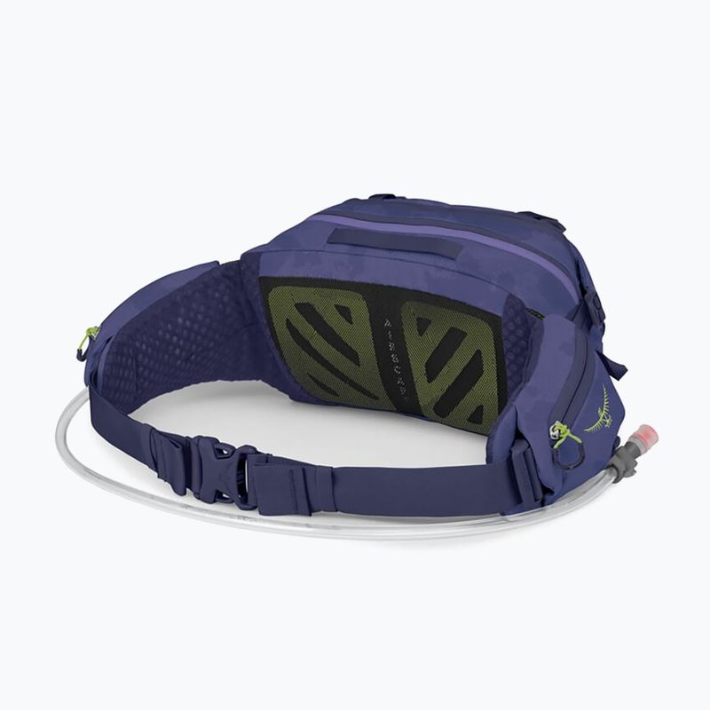 Marsupio Osprey Seral 7 l with a hydration bladder 1.5 l botswana purple dust print 4