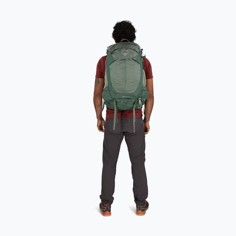 Zaino da trekking da uomo Osprey Stratos 34 l pine leaf 6