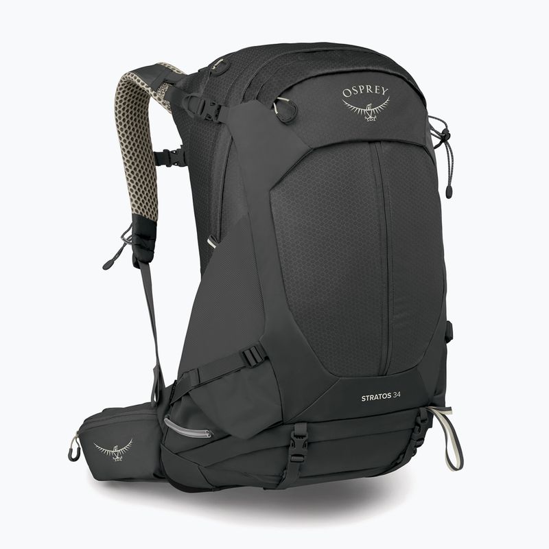 Zaino da trekking da uomo Osprey Stratos 34 l raven black 2
