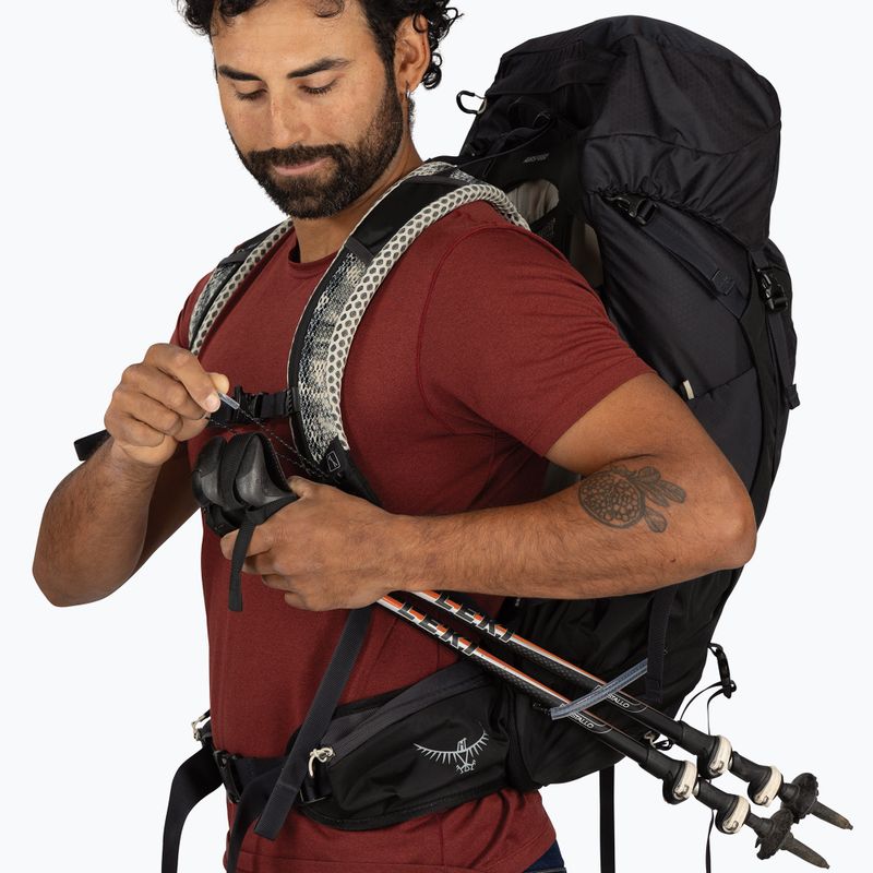 Zaino da trekking da uomo Osprey Stratos 36 l raven black 12