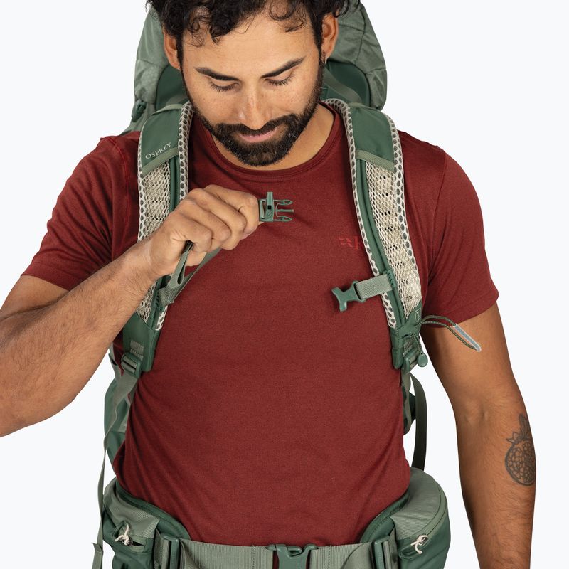 Zaino da trekking da uomo Osprey Stratos 44 l pine leaf 12