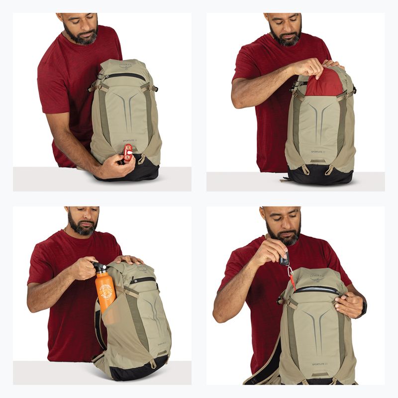 Zaino da trekking Osprey Sportlite 22 l olive tan 12