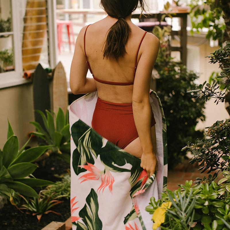 Asciugamano Slowtide Mauka bianco 4